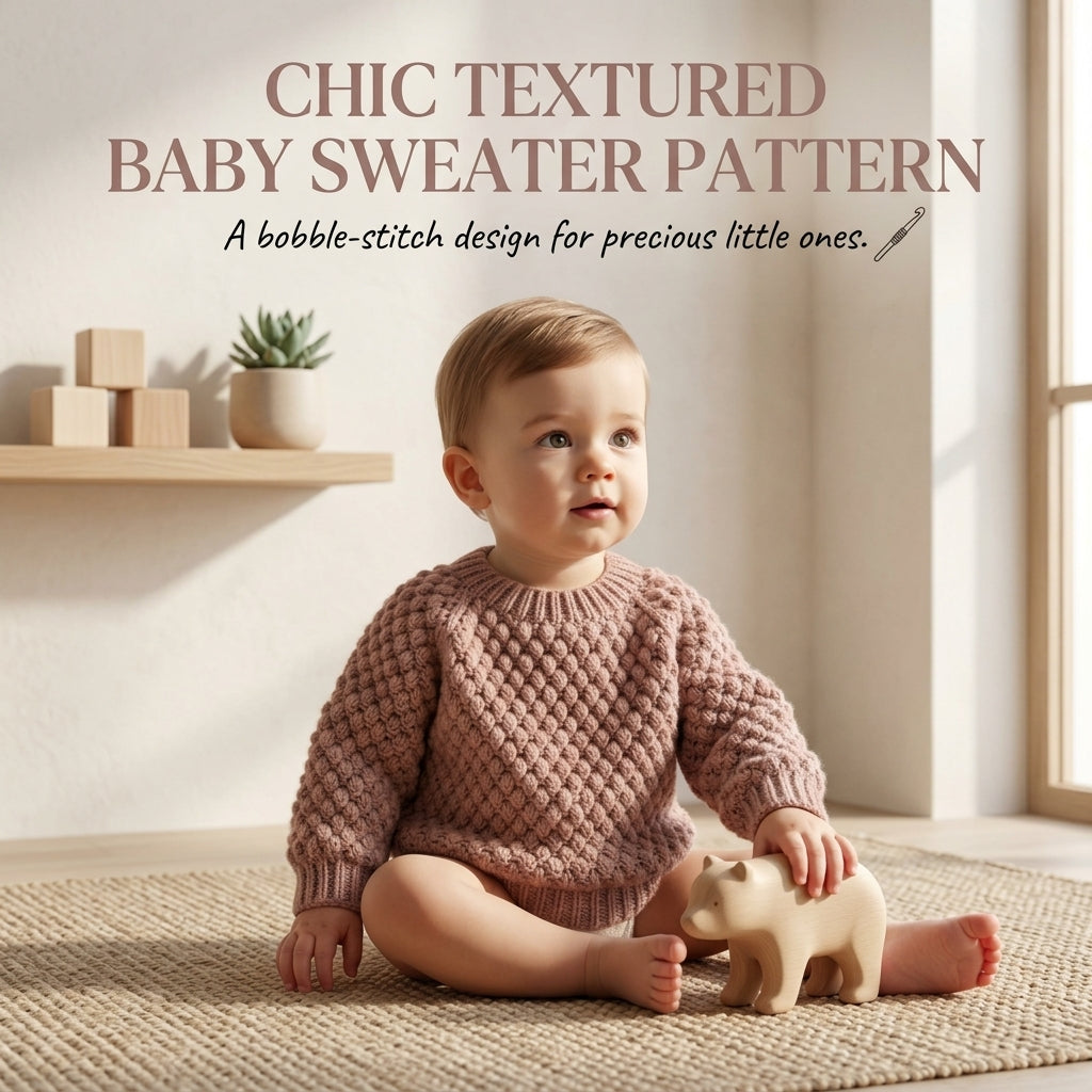 Raglan Baby Pullover Raglan v2 | Crochet Pattern PDF