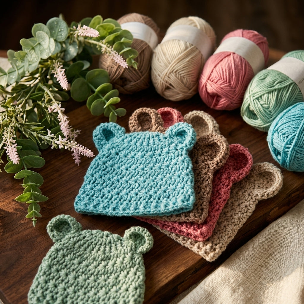 Star Stitch Baby Hat | Crochet Pattern PDF