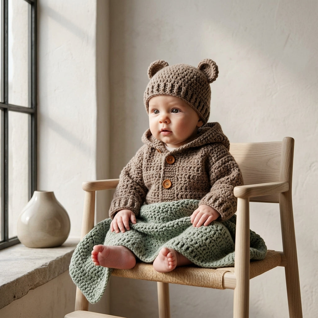 Star Stitch Baby Hat | Crochet Pattern PDF