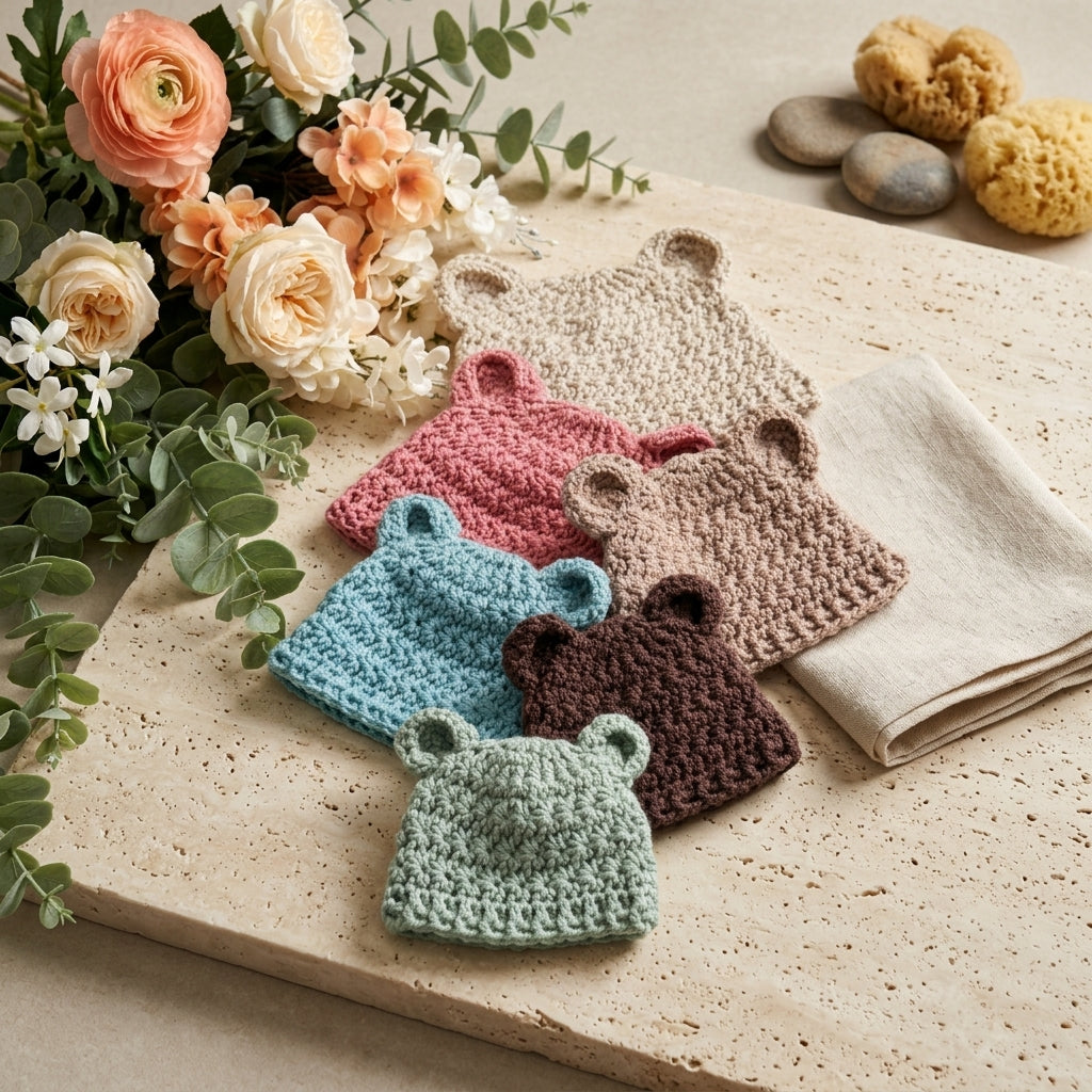 Star Stitch Baby Hat | Crochet Pattern PDF