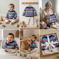 Sweater Moss Jumper Baby Pullover | Crochet Pattern PDF
