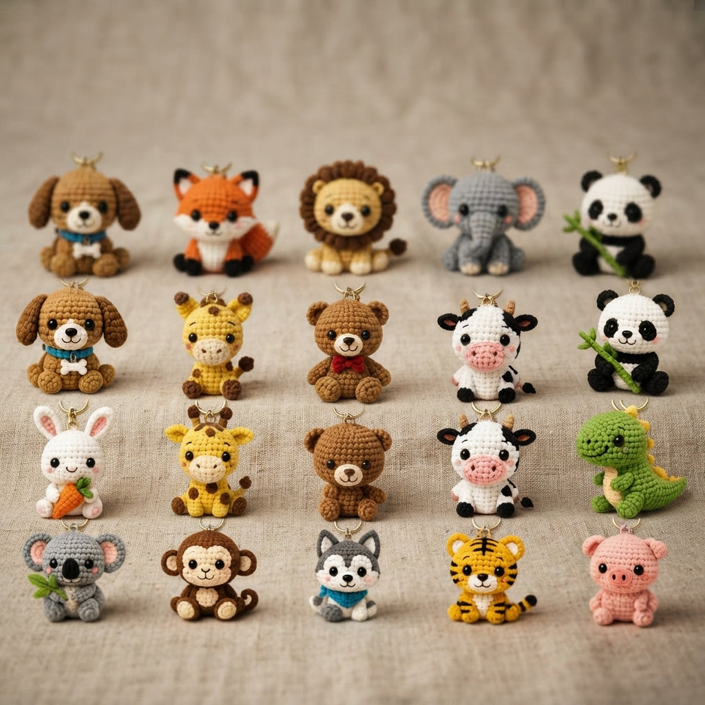 Epic Crochet Collection | 100+ Keychain Patterns