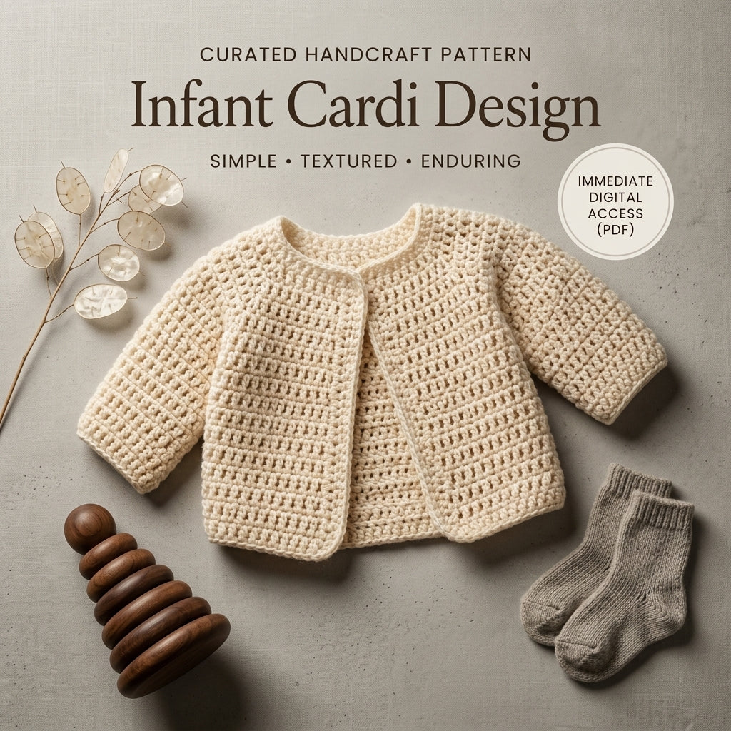 Raglan Baby Cardigan Top-Down v6 | Crochet Pattern PDF
