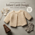 Raglan Baby Cardigan Top-Down v6 | Crochet Pattern PDF