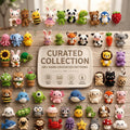 Mega 100 Crochet Keychain Patterns | PDF Bundle