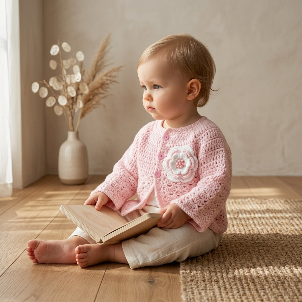 Hat Cardigan Clothes Baby Cardigan | Crochet Pattern PDF