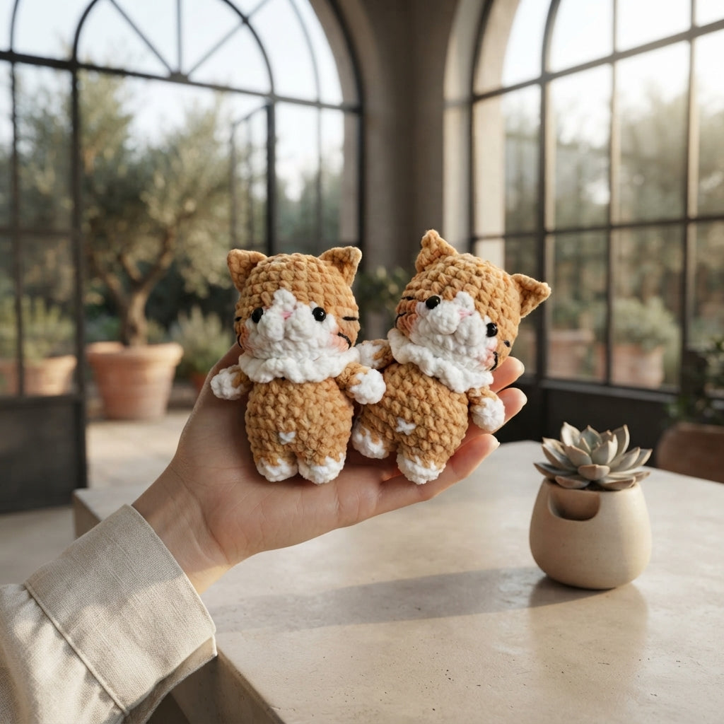 Cute Keychain Keyring | Amigurumi PDF Guide — Design 4