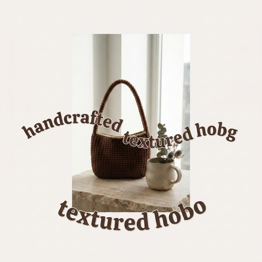 Aesthetic Shoulder Shoulder Bag | Crochet Pattern PDF