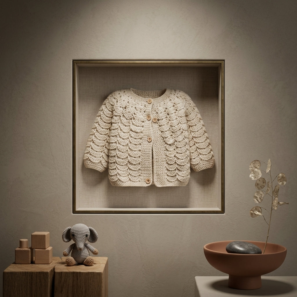 Raglan Baby Cardigan Top-Down v5 | Crochet Pattern PDF