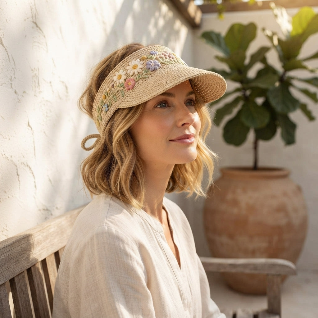 Trendy Summer Hat | Crochet Visor Pattern