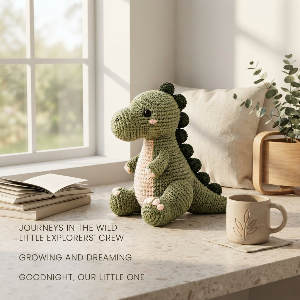 Lovable Amigurumi Dinosaur | Amigurumi Pattern