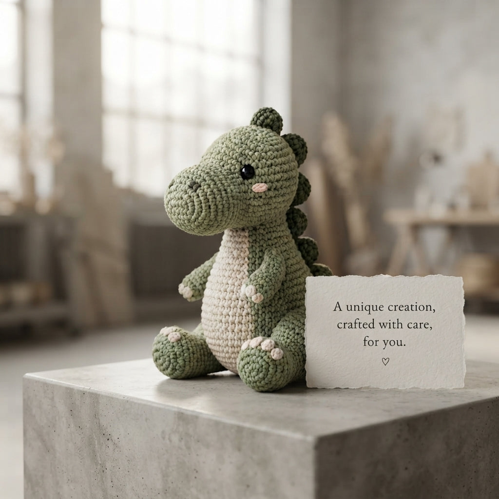 Lovable Amigurumi Dinosaur | Amigurumi Pattern