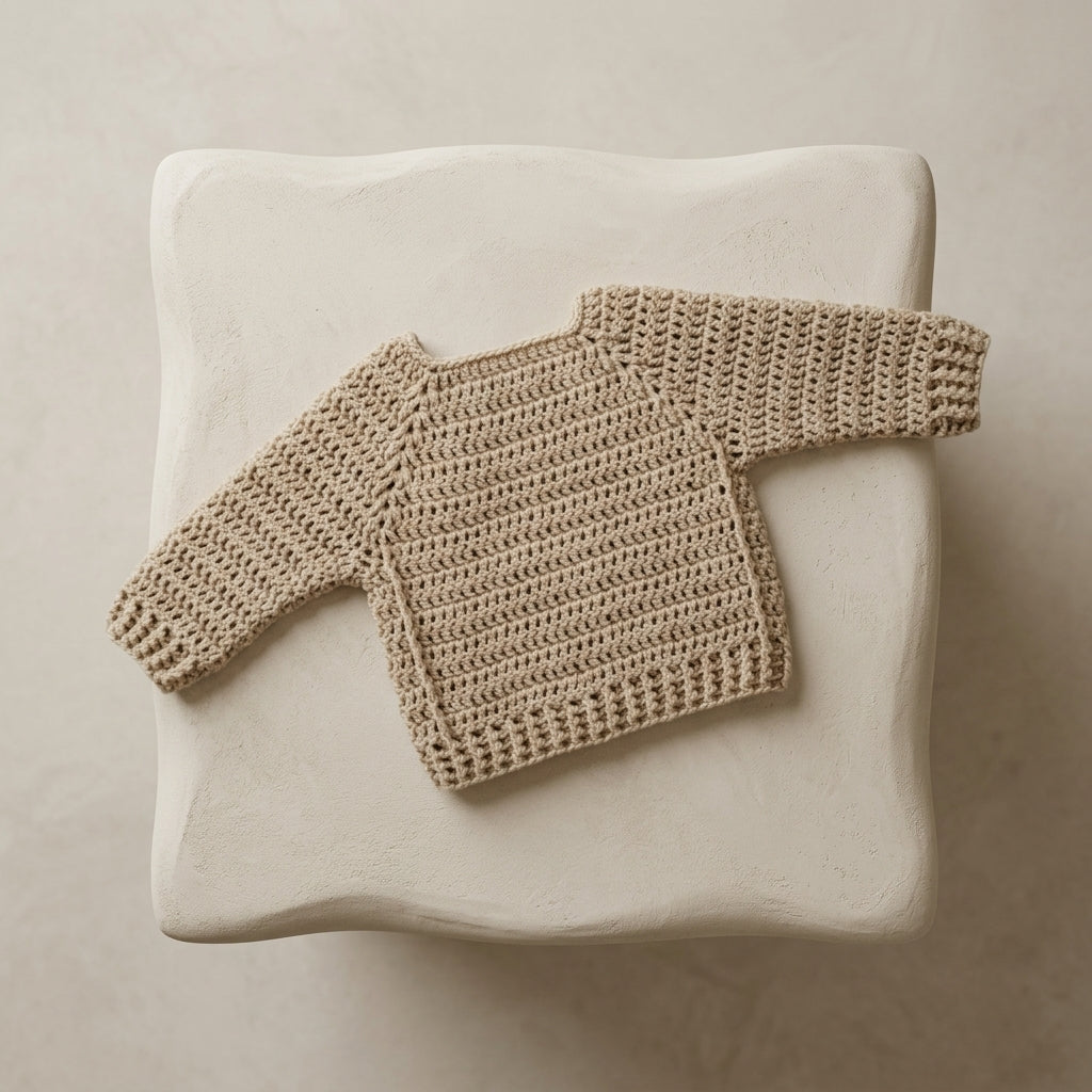 Childrens Sweater Newborn Baby Sweater | Crochet Pattern PDF