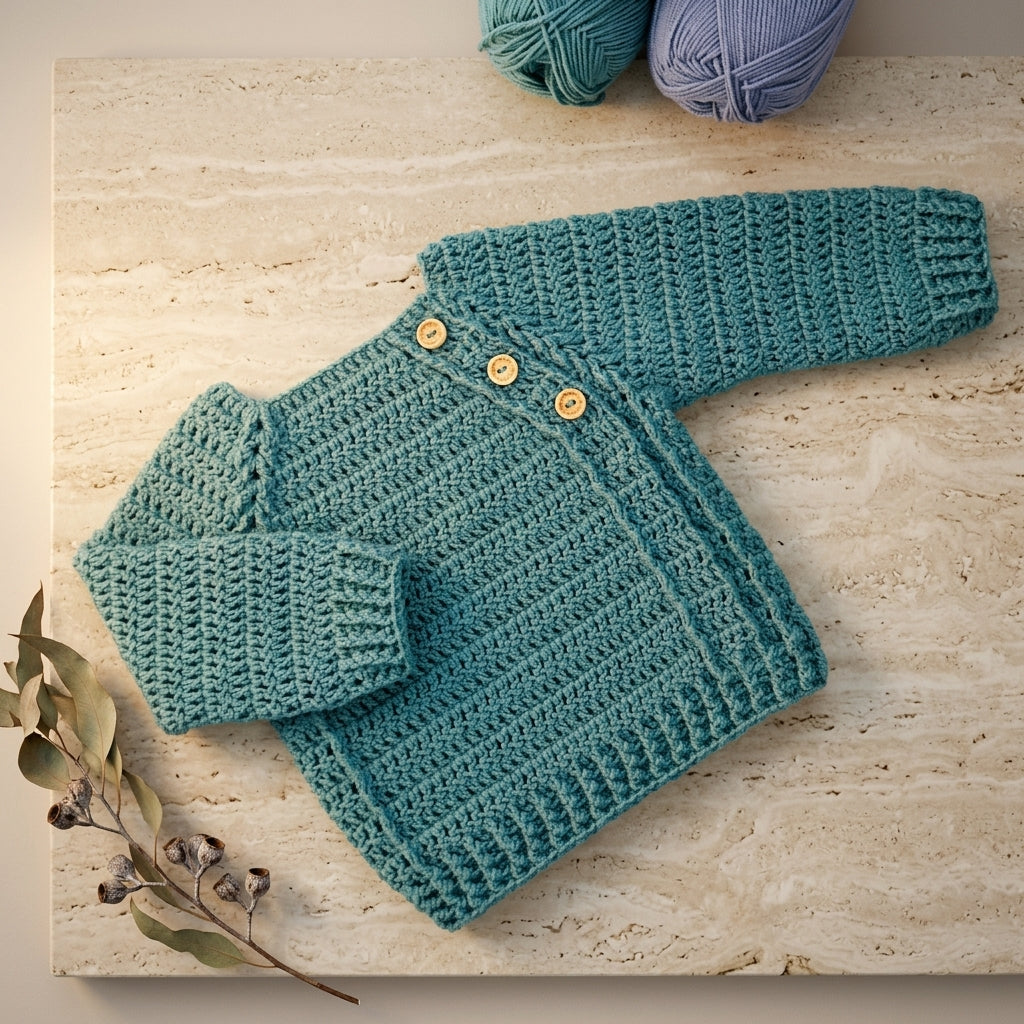 Childrens Sweater Newborn Baby Sweater | Crochet Pattern PDF