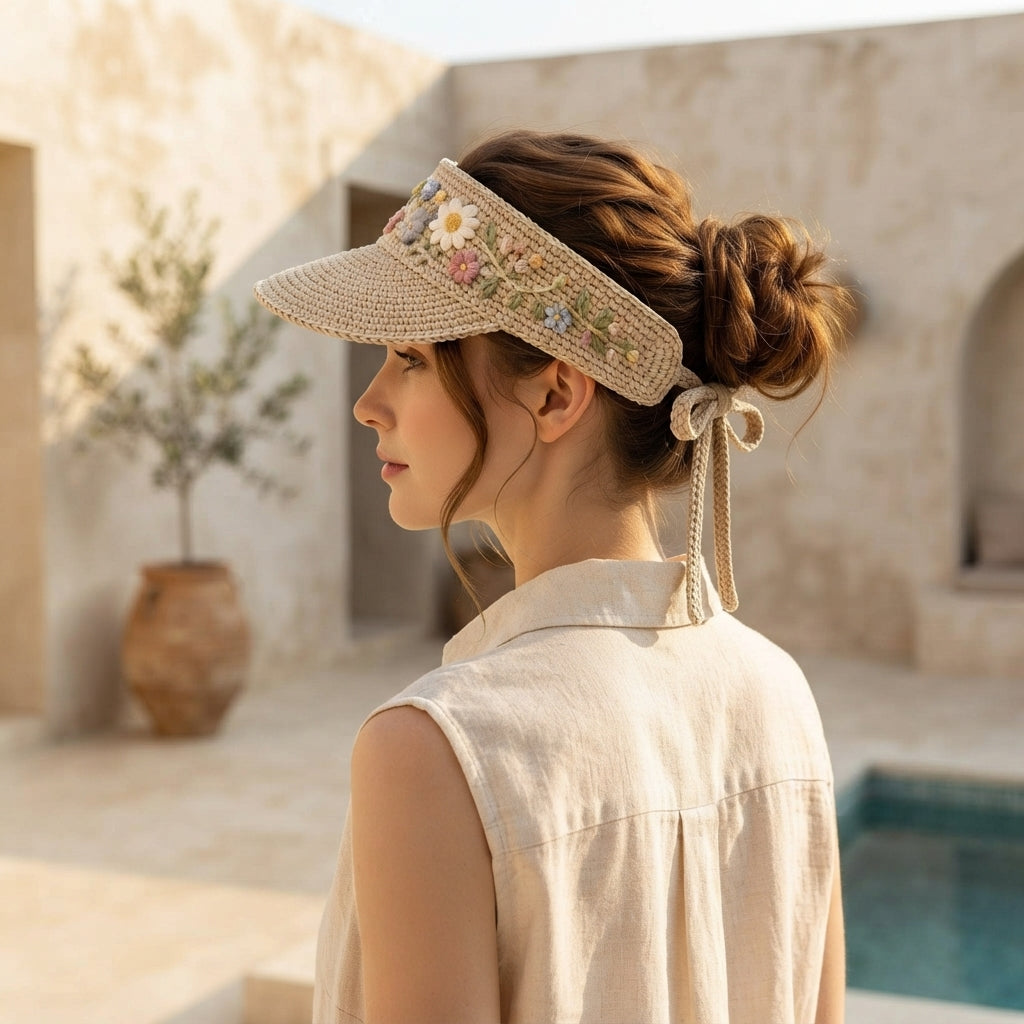 Trendy Summer Hat | Crochet Visor Pattern