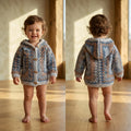 Granny Square Baby Hoodie Granny Square v2 | Crochet Pattern PDF