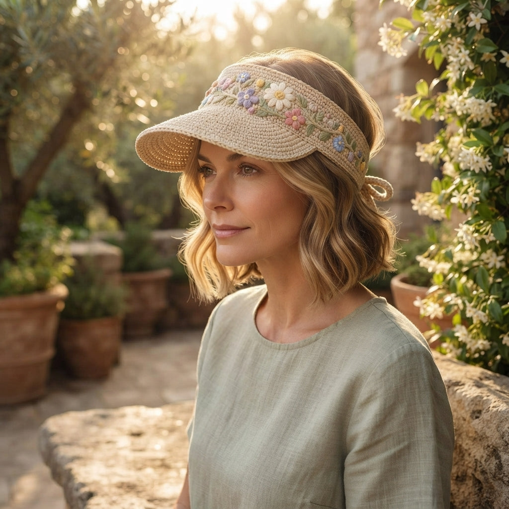 Trendy Summer Hat | Crochet Visor Pattern