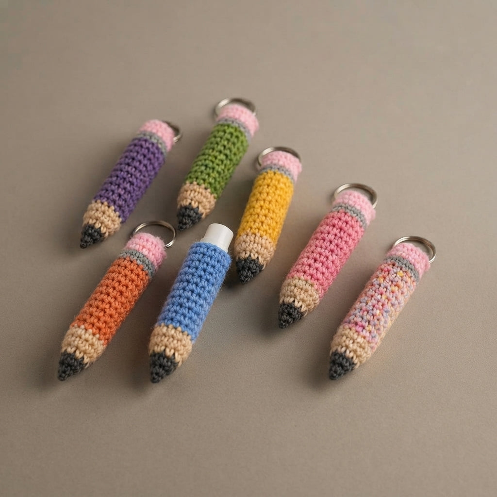Mega 6 Crochet Keychain Patterns | PDF Bundle