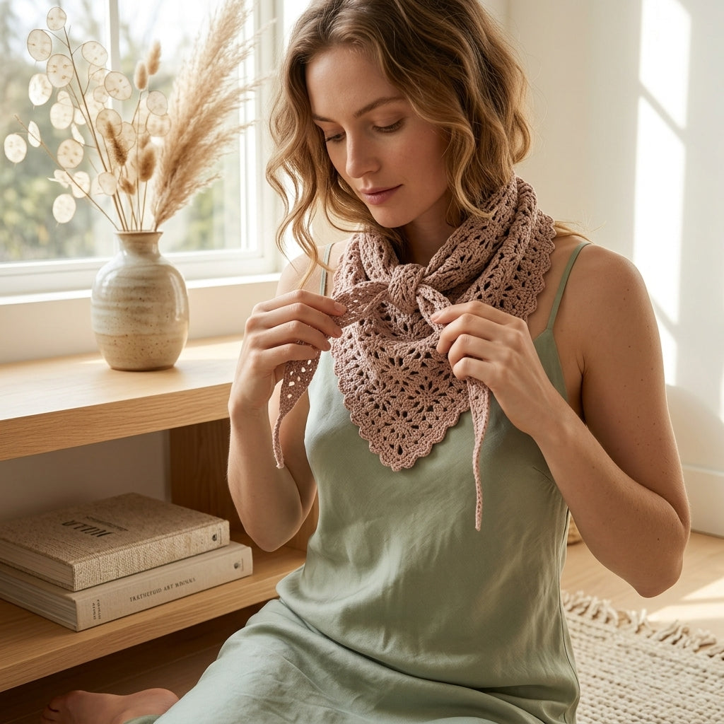 Wildflower Bandana | Crochet Pattern PDF