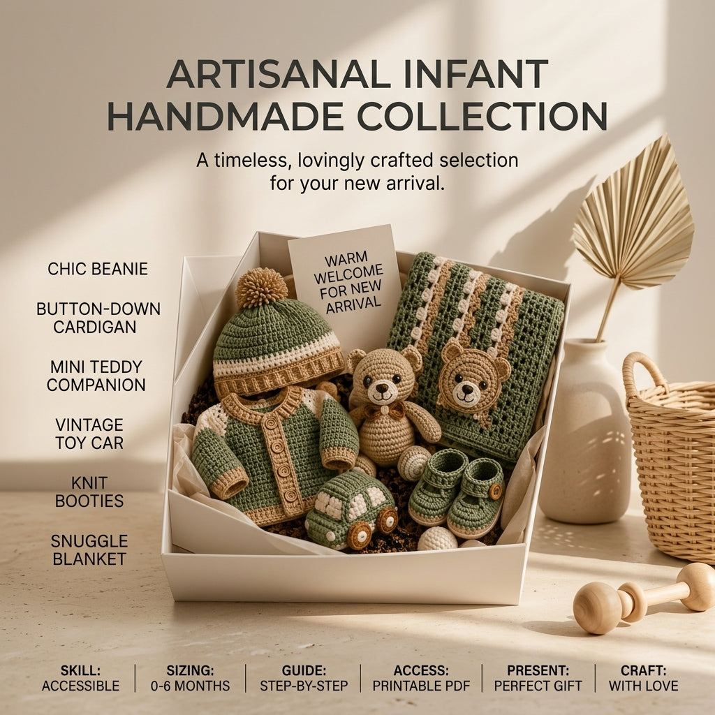 Boy Gift Set Baby Set | Crochet Pattern PDF