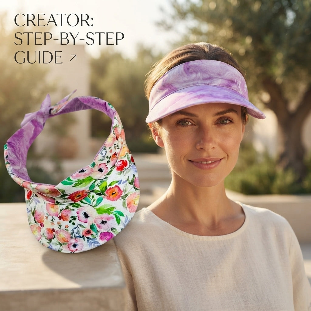 Stunning Sun Visor | Beach Crochet PDF — Design 4
