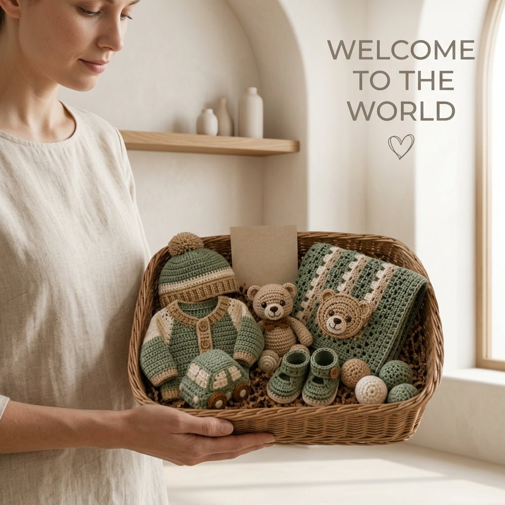 Boy Gift Set Baby Set | Crochet Pattern PDF