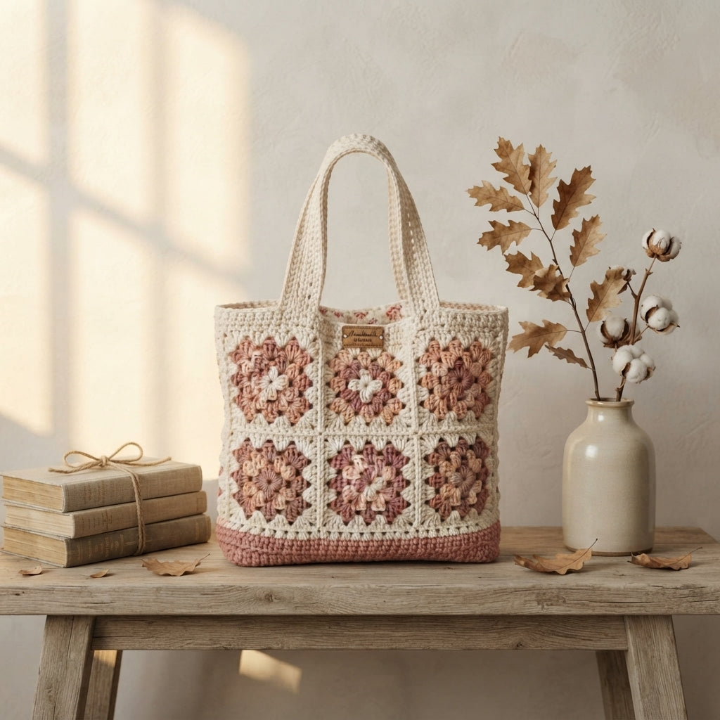 Granny Square Granny Square Tote V3 | Crochet Pattern PDF