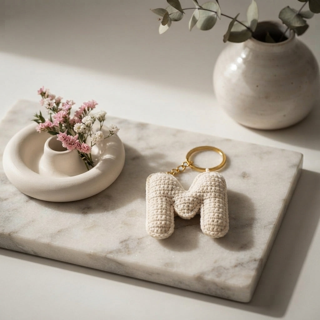 Whimsical Bag Charm Keychain | PDF Crochet Guide