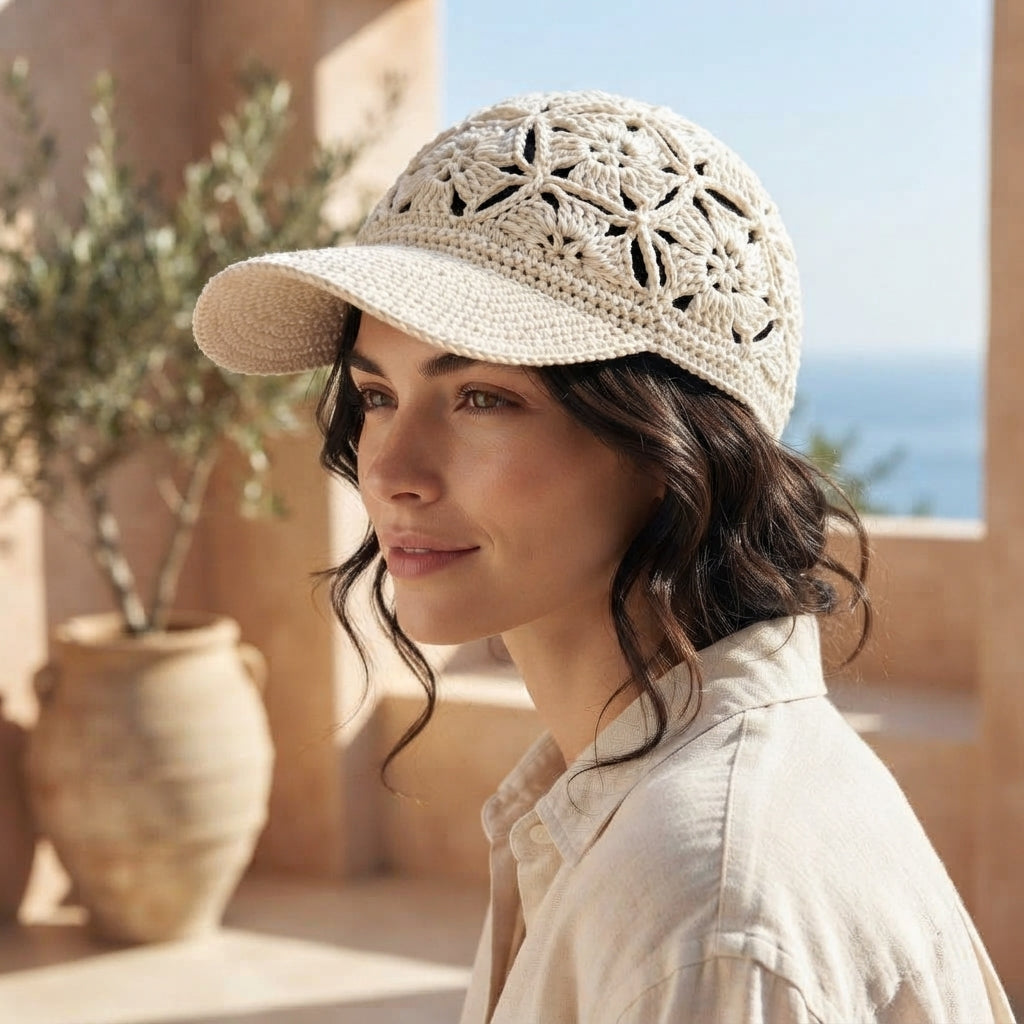 Elegant Beach Hat | Crochet Pattern PDF