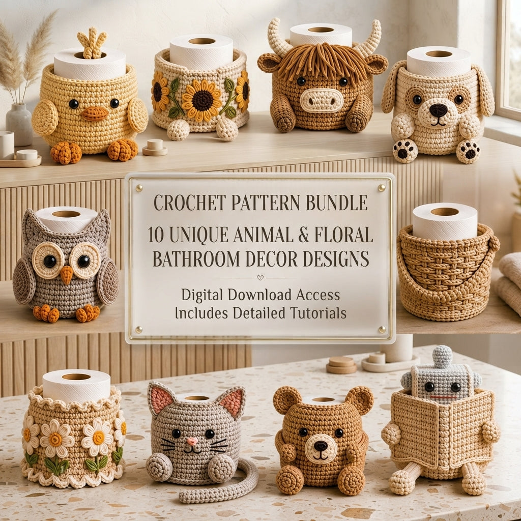 Giant Amigurumi Library | 10+ Pattern Collection