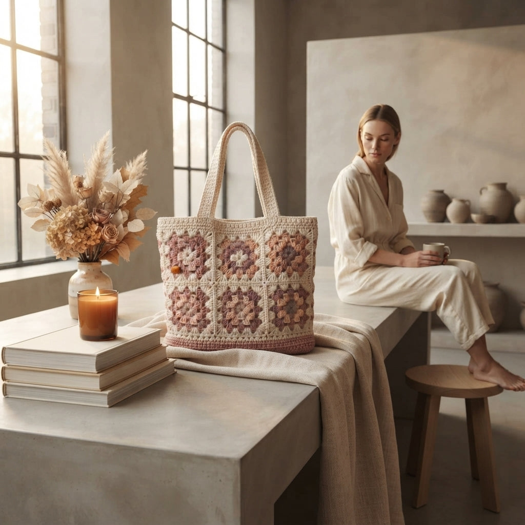 Granny Square Granny Square Tote V3 | Crochet Pattern PDF