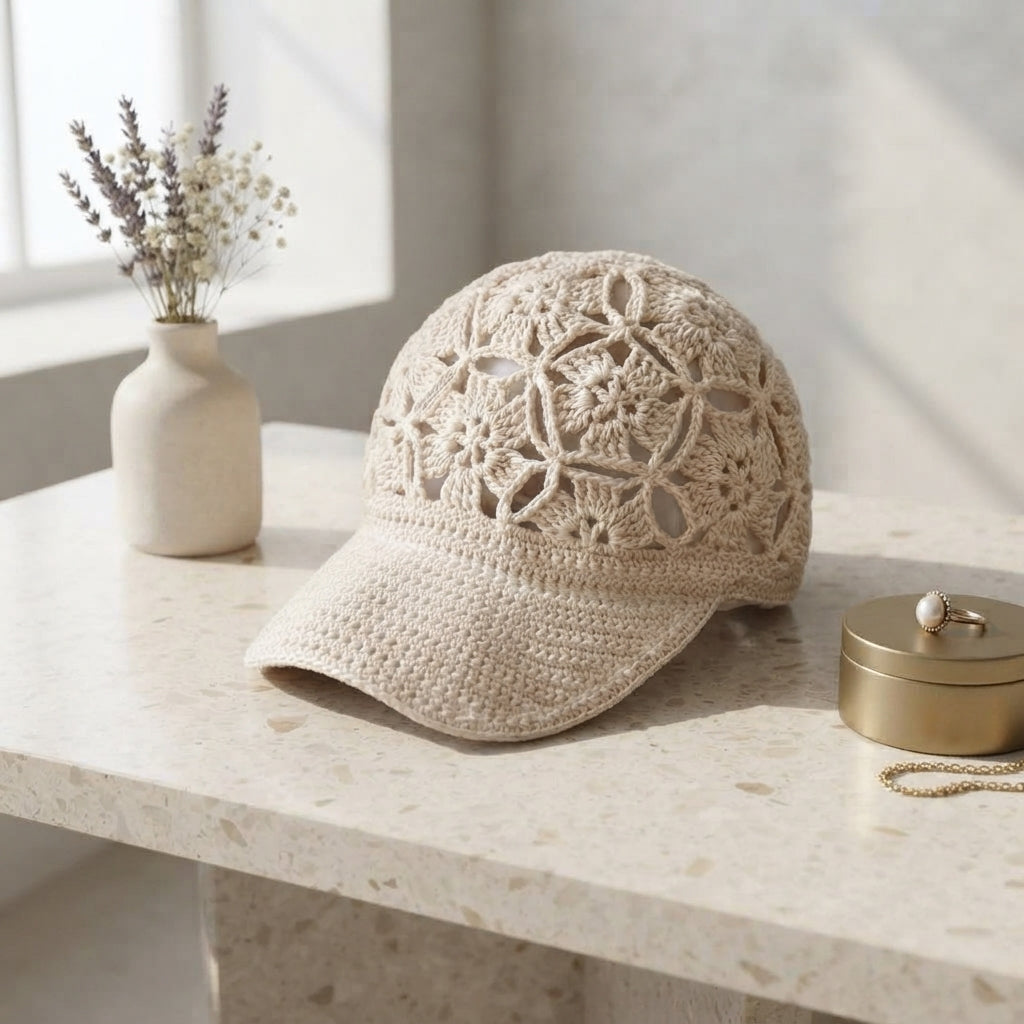 Elegant Beach Hat | Crochet Pattern PDF