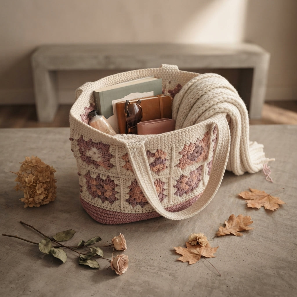 Granny Square Granny Square Tote V3 | Crochet Pattern PDF