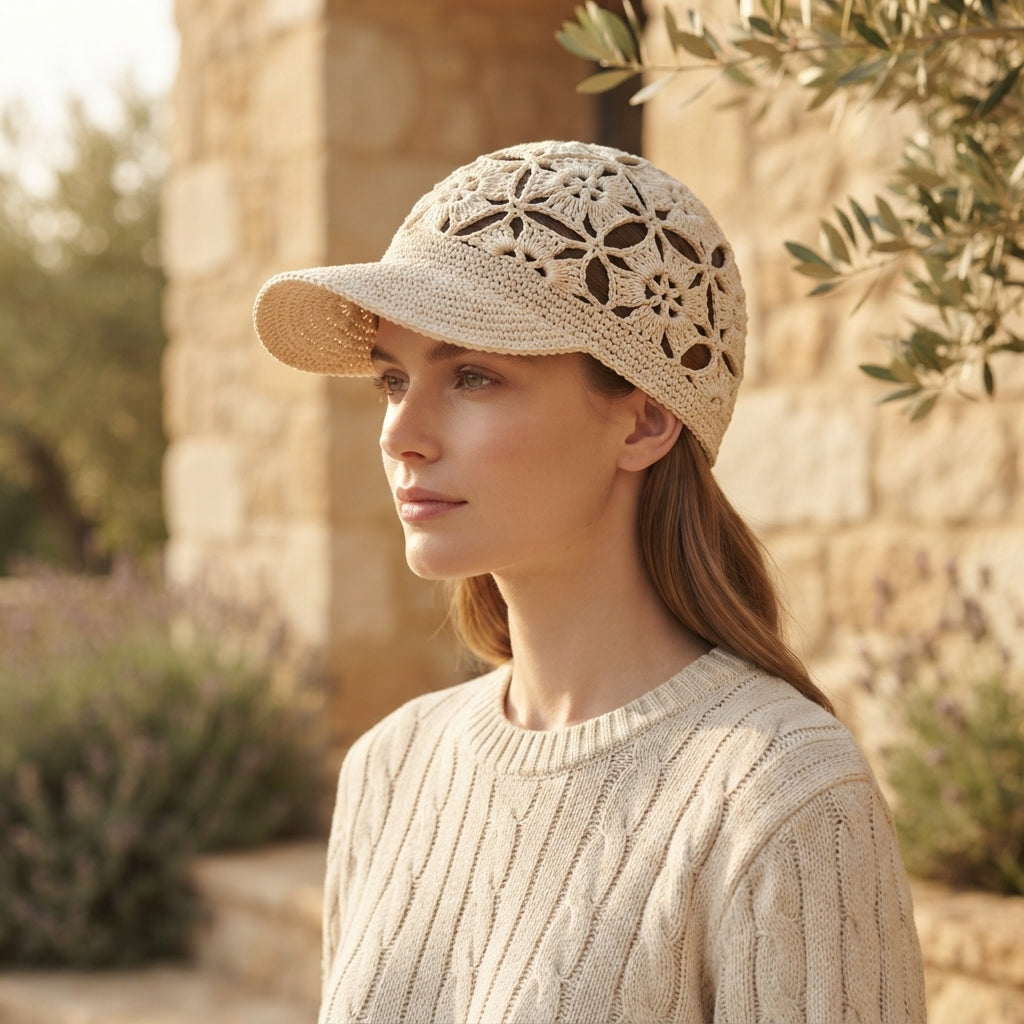 Elegant Beach Hat | Crochet Pattern PDF