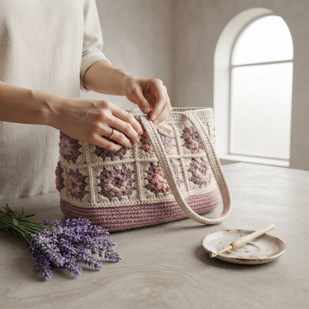 Granny Square Granny Square Tote V3 | Crochet Pattern PDF