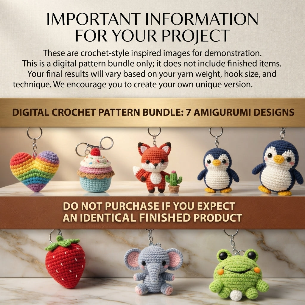 Epic Crochet Collection | 1500+ Keychain Patterns