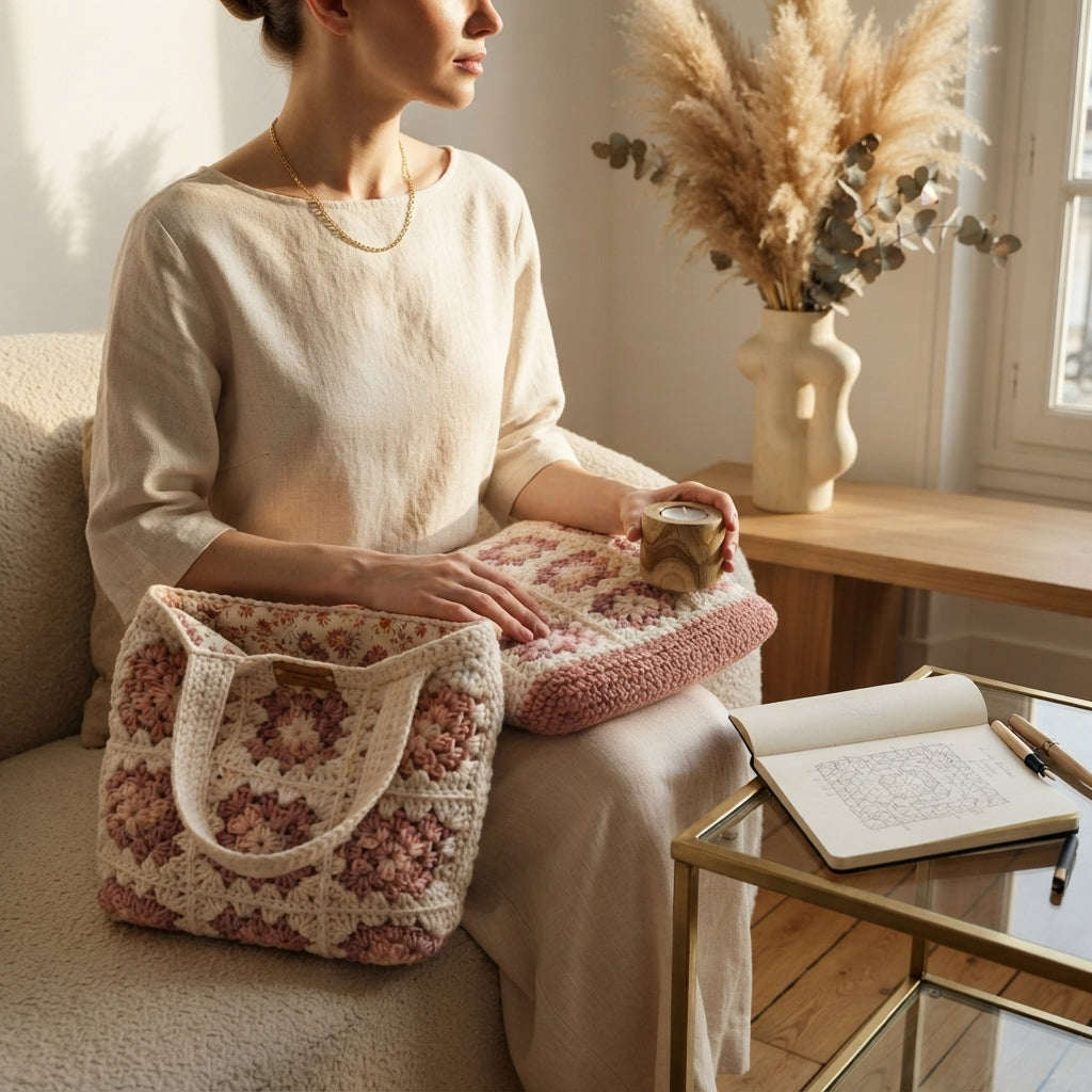 Granny Square Granny Square Tote V3 | Crochet Pattern PDF