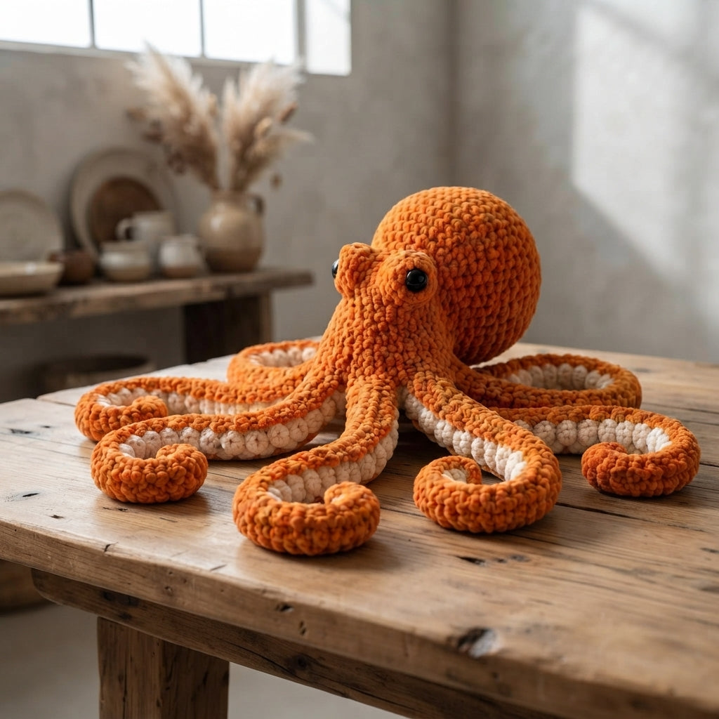 Realistic Octopus | Crochet Pattern PDF
