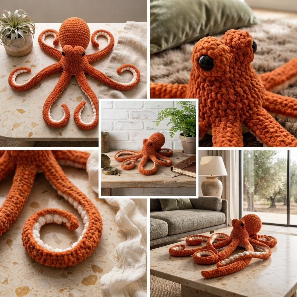 Realistic Octopus | Crochet Pattern PDF