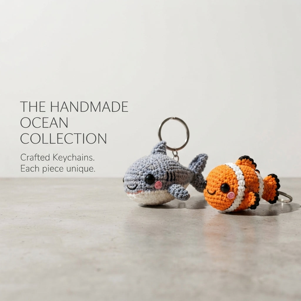 Mega 10 Crochet Keychain Patterns | PDF Bundle