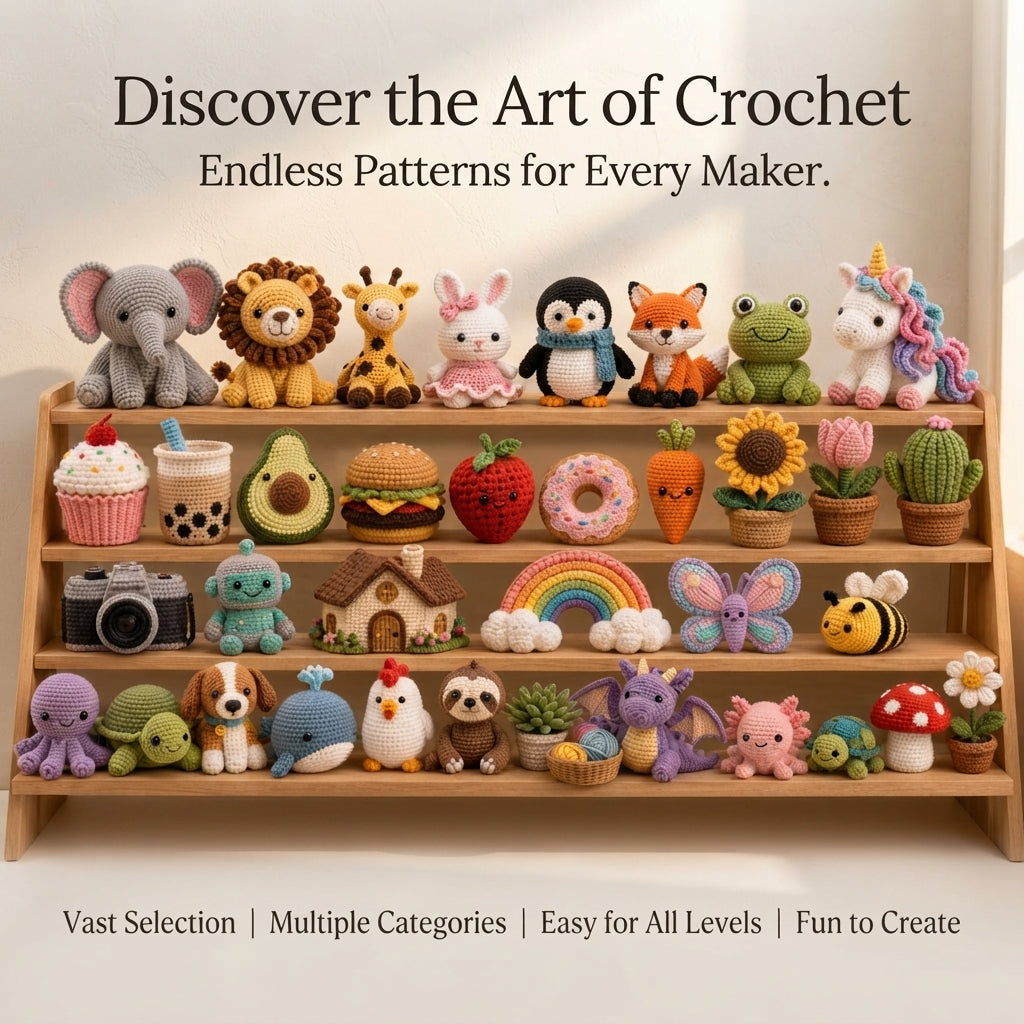 Giant Amigurumi Library | 13500+ Pattern Collection