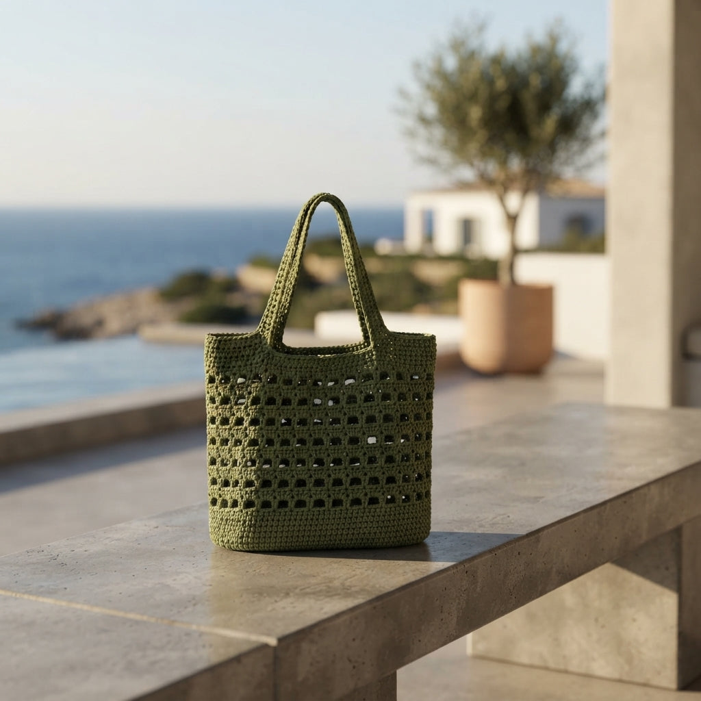 Shoulder Bag Boho Tote | Crochet Pattern PDF