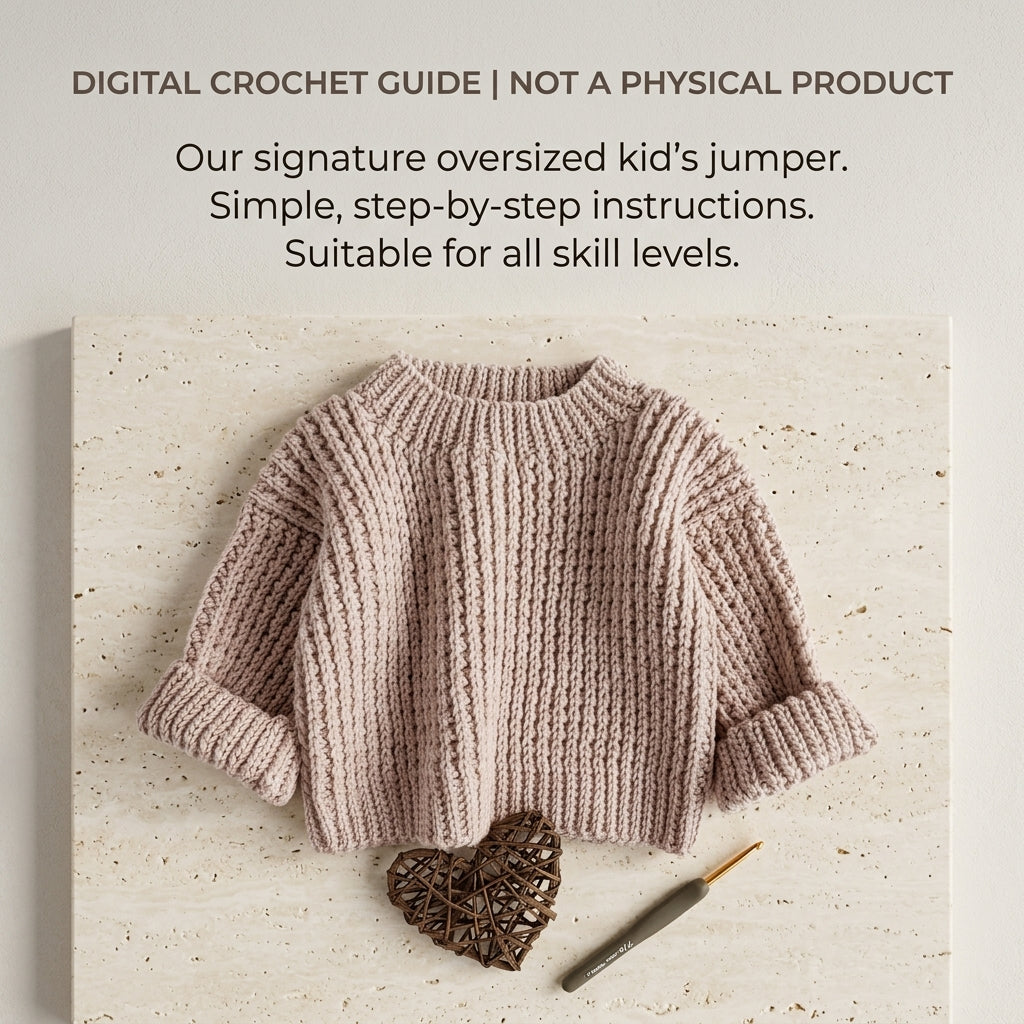 Sweater Boy Girl Baby Sweater | Crochet Pattern PDF