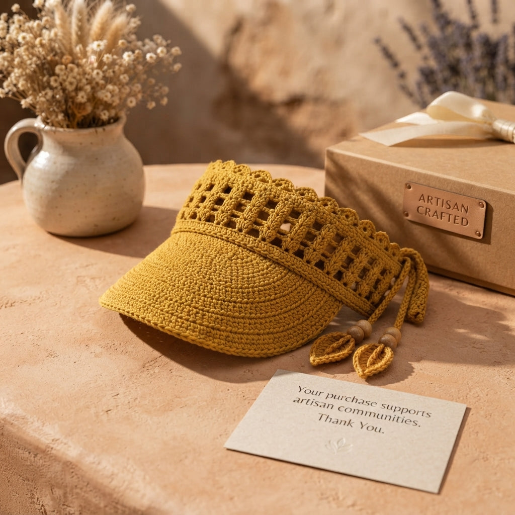Stylish Summer Hat | Handmade Crochet PDF — Design 2