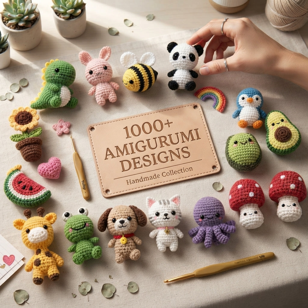 Massive 1000+ Mini Charm Patterns | Crochet Bundle