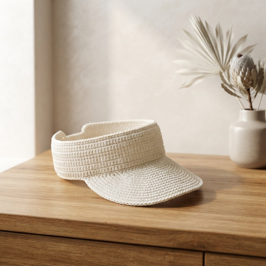 Beautiful Sun Visor | Crochet Sun Hat Pattern — Design 6
