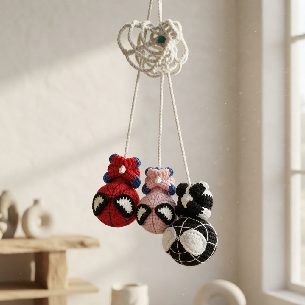 Adorable Bag Charm Keychain | Crochet Pattern PDF — Design 2