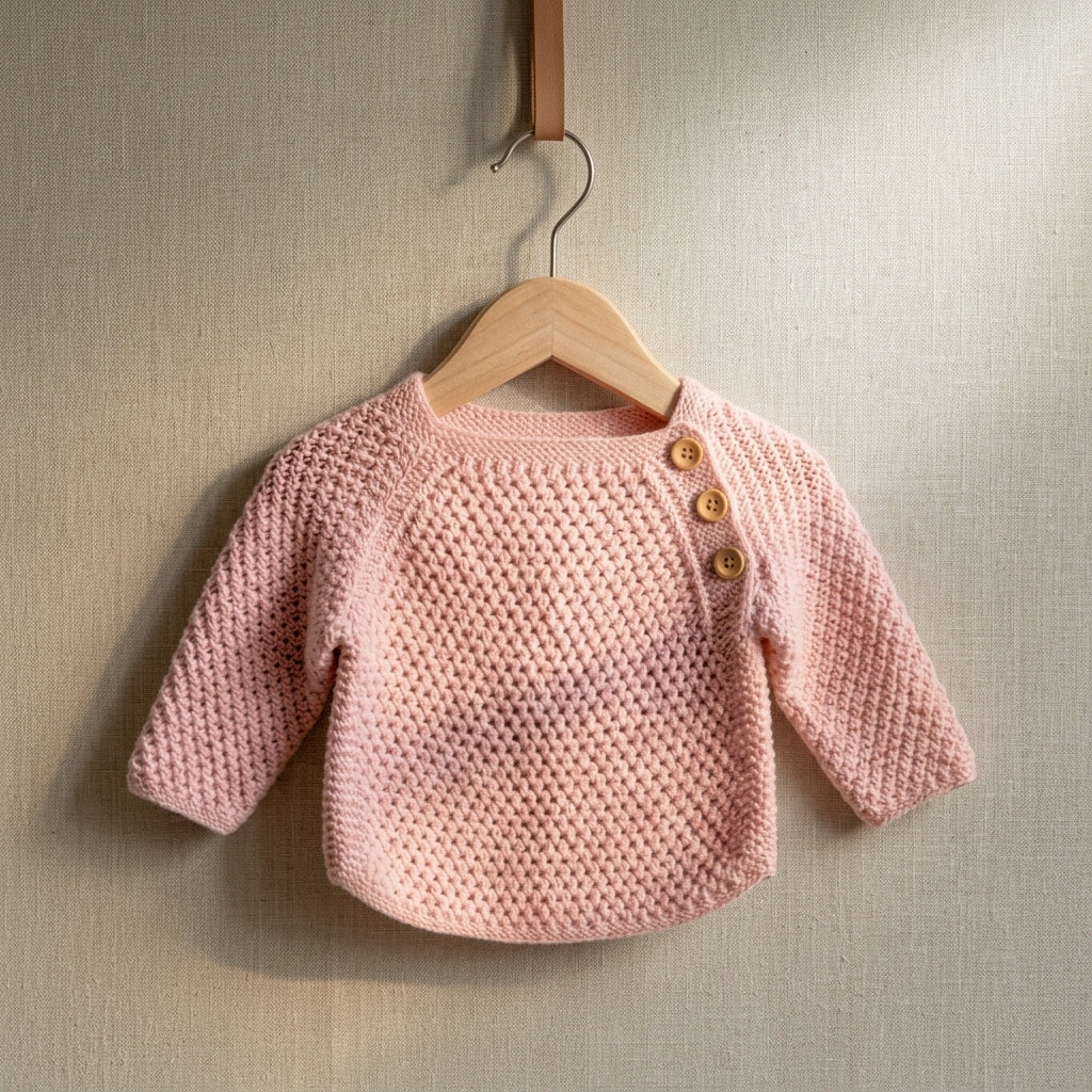 Knit Sweater Boys Baby Cardigan | Crochet Pattern PDF
