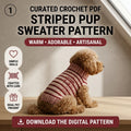 Cable Baby Sweater | Crochet Pattern PDF
