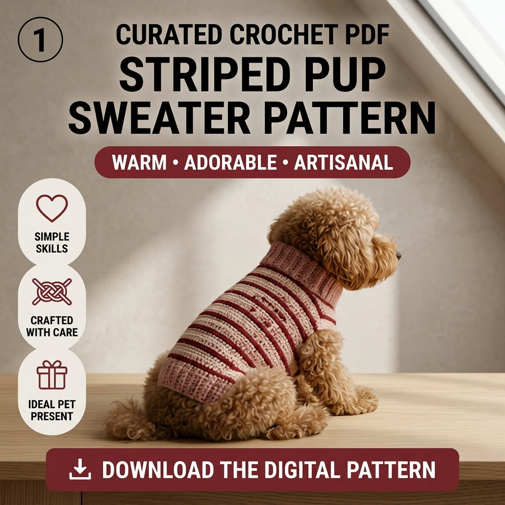 Cable Baby Sweater | Crochet Pattern PDF